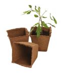 Square Fibre Pots - 8cm