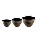 Decorative Bell Planter - Silver - 30L