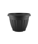 Verona Round Planter- Black - 30L