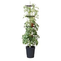 Self Watering Grow Pot Tower - Anthracite