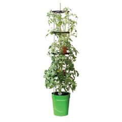 Self Watering Grow Pot Tower - Green