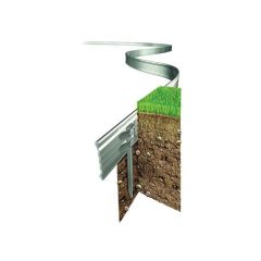 Rite Edge Lawn Edging - Aluminium - 10.2cm x 1.2m (4)
